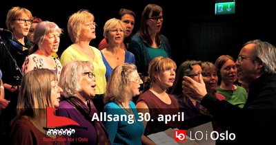 Ta sangen tilbake – allsang kvelden før 1. mai 2026