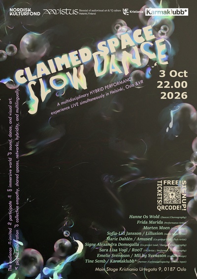 LIVE & FREE, Queerness into VR: 'Claimed Space / Slow Dance'