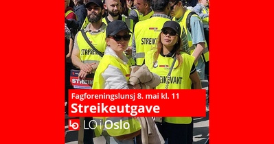 Fagforeningslunsj: Streikeutgave