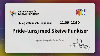 Pride-lunsj med skeive funkiser