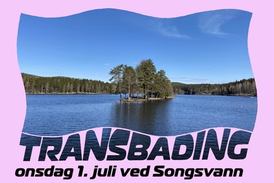 Trans swimming at Sognsvann with PKI