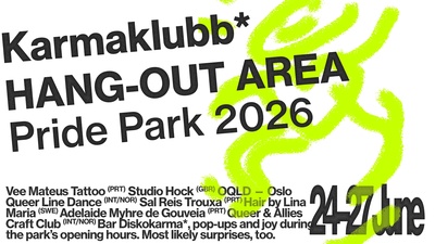 HANG-OUT AREA: Bar Diskokarma* x Oslo Pride Park 2026!