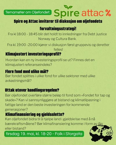 Oljefondet i ny tid – Mer solidaritet, mer klima og mer natur?
