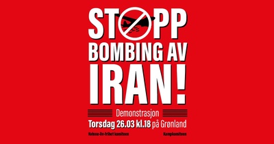 Kvinne Liv Frihet: Stopp Bombingen av Iran!