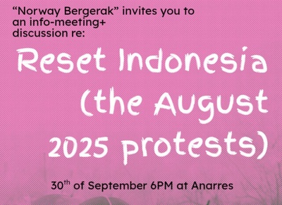 "Norwegia Bergerak" on Reset Indonesia (meeting+discussion)