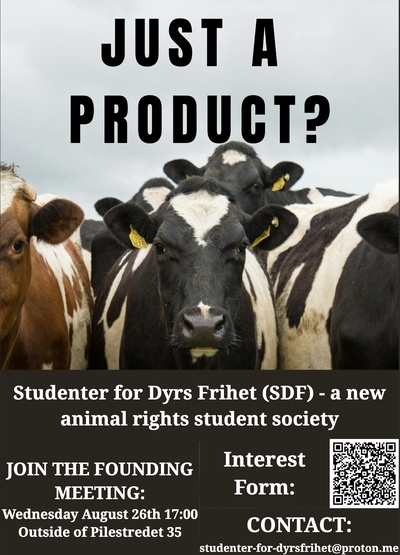 Studenter for Dyrs Frihet Founding Meeting (Stiftelsesmøte)