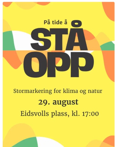 Stå Opp - Stormarkering for klima og natur - XR blir med