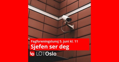 Fagforeningslunsj: Sjefen ser deg  (⦿⦿)