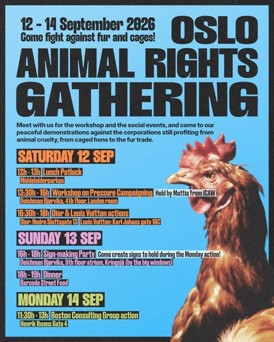 Oslo Animal Rights Gathering