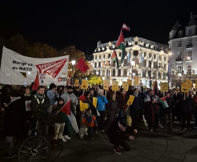 Demonstrasjon mot OpenAIs KI-datasenter i Narvik