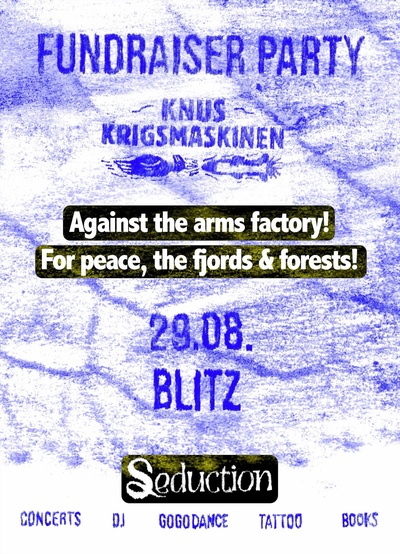 Fundraiser Party for the Activists at Knus Krigsmaskinen!